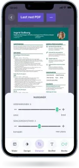 Enhancv på en telefon