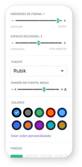 Selector de color de Enhancv