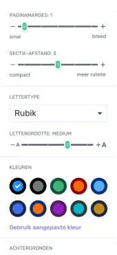 Enhancv kleurkiezer