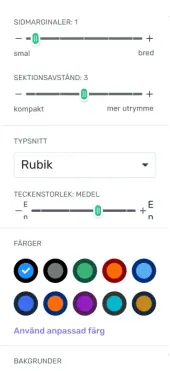 Enhancv färgväljare