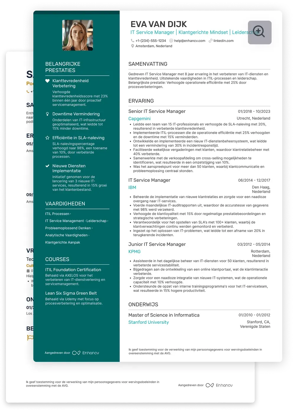 CV voorbeeld