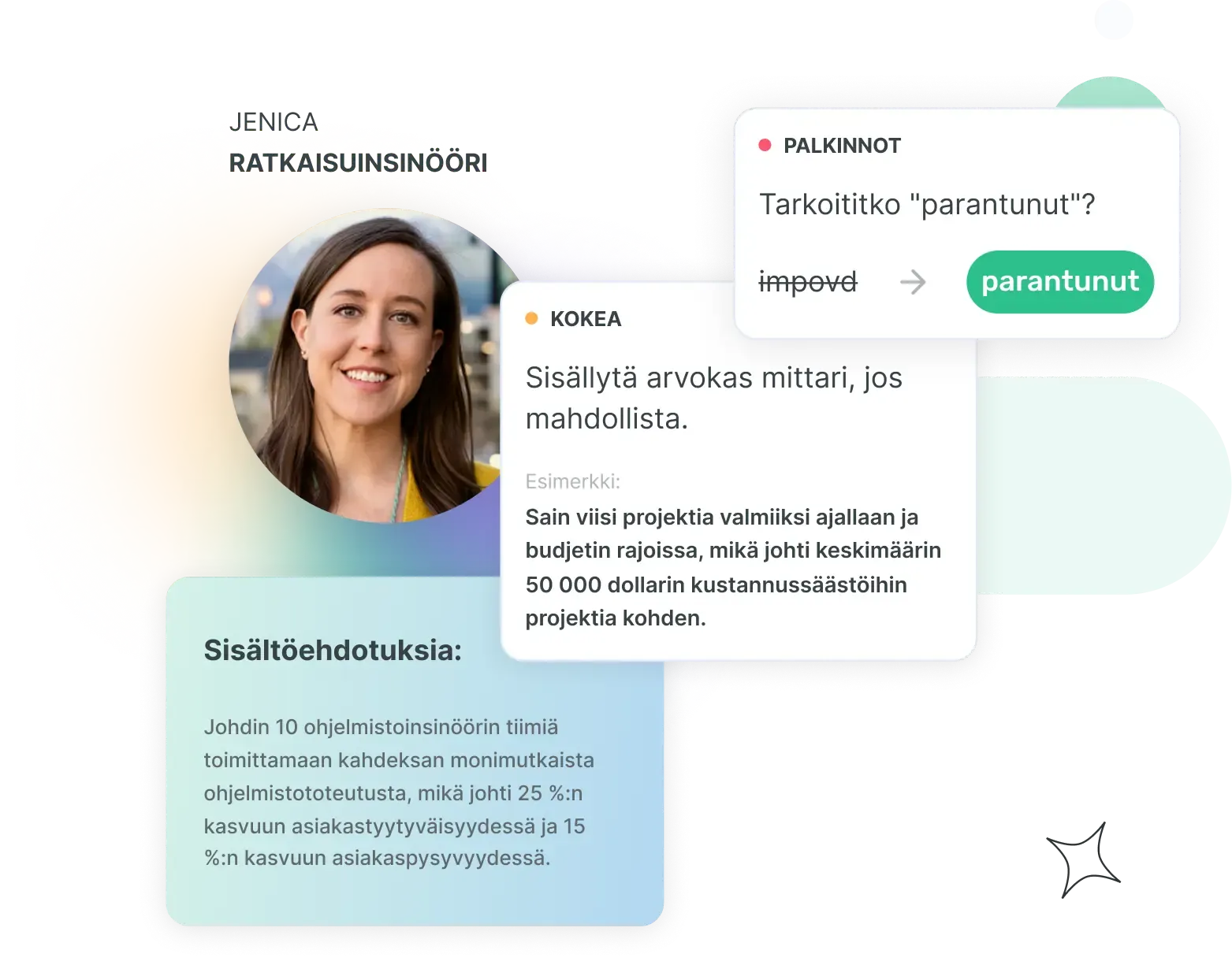Tarkista CV:stäsi kielioppi  ja välimerkkivirheet