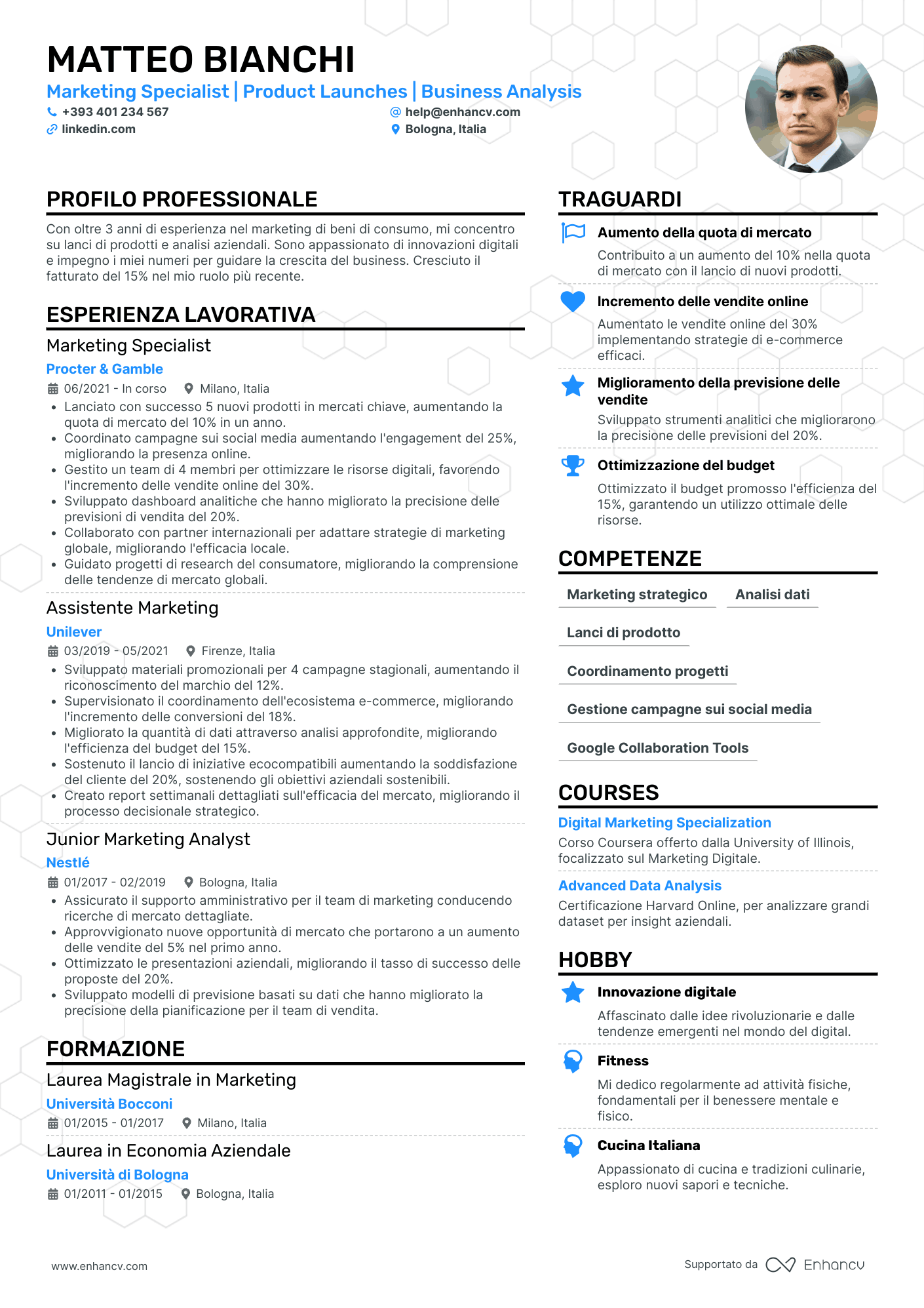 Marketing Specialist | Product Launches | Business Analysis resume example