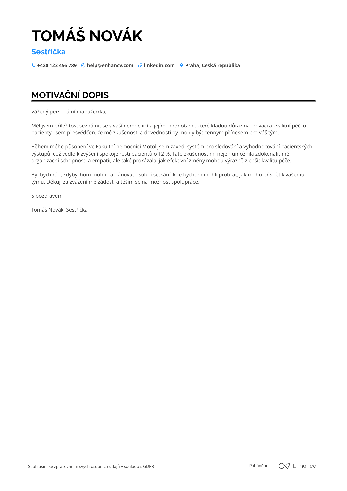 cover letter examples
