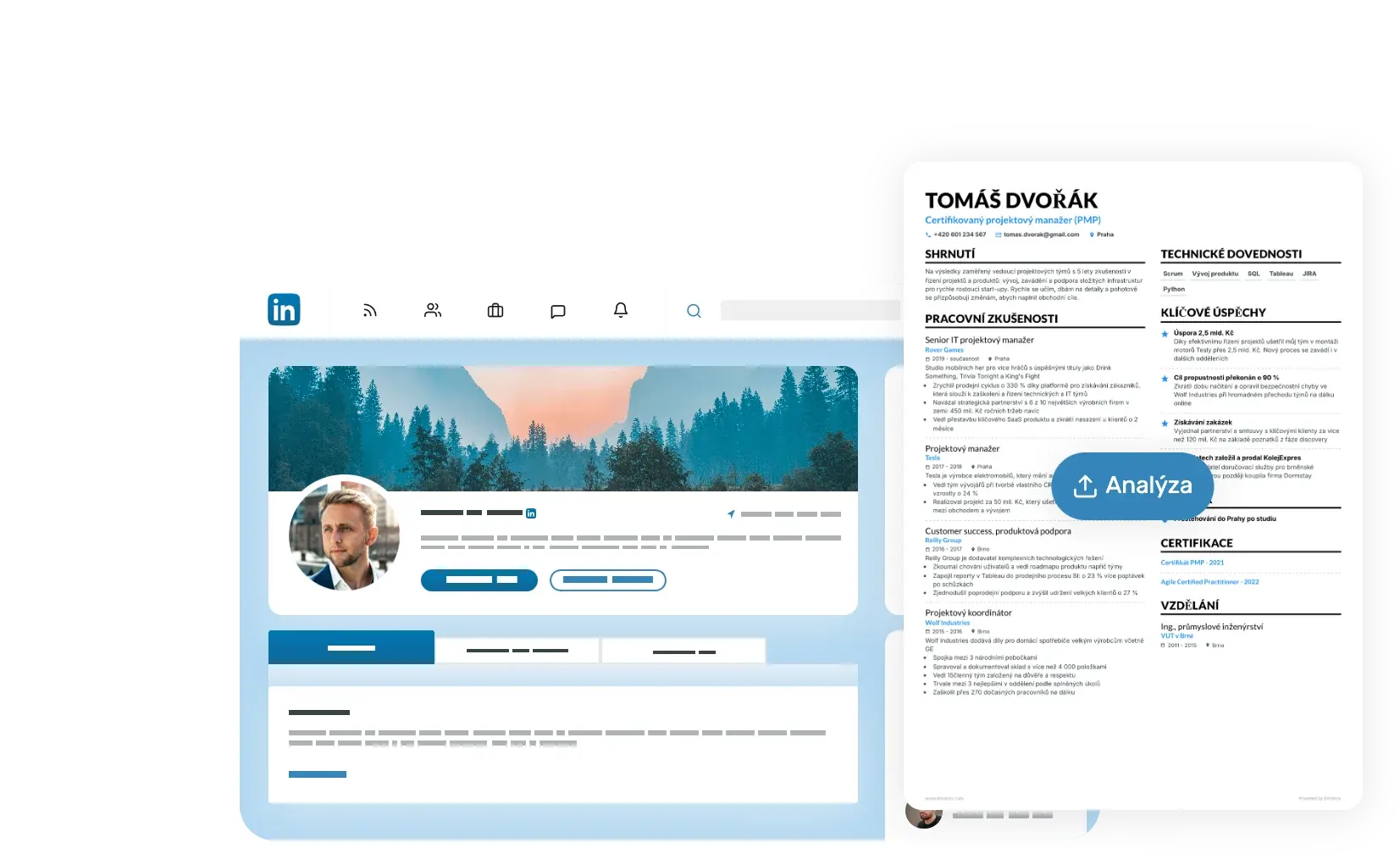 Analýza CV s AI