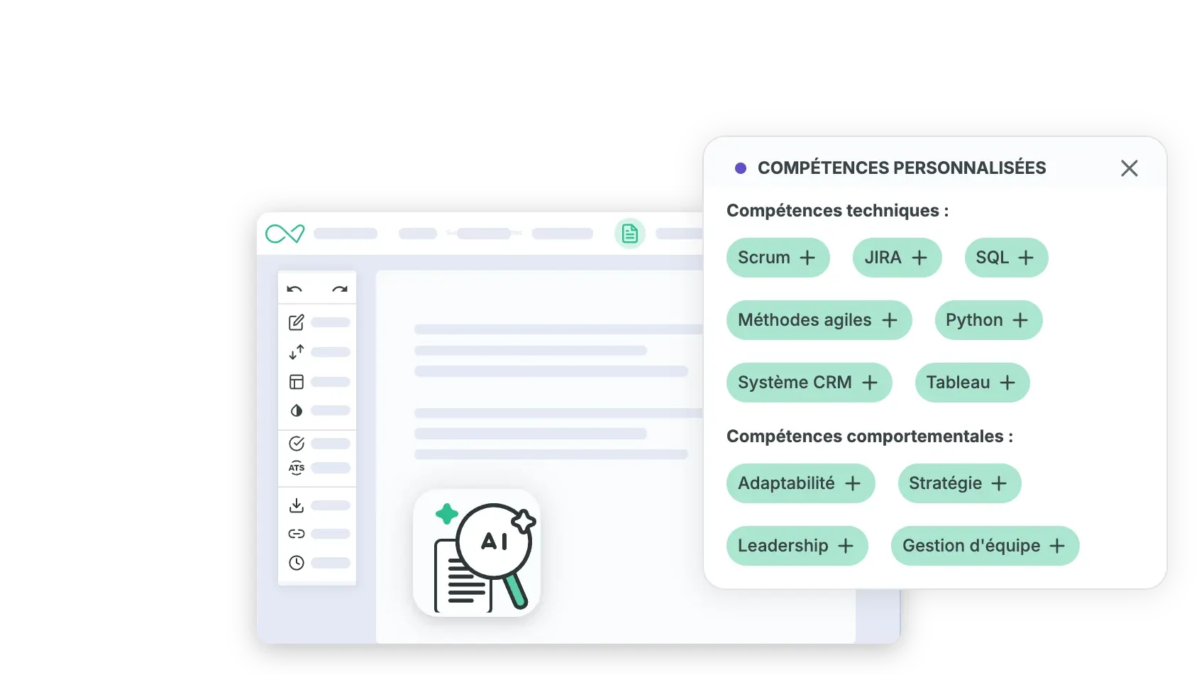 Recherche de compétences par IA