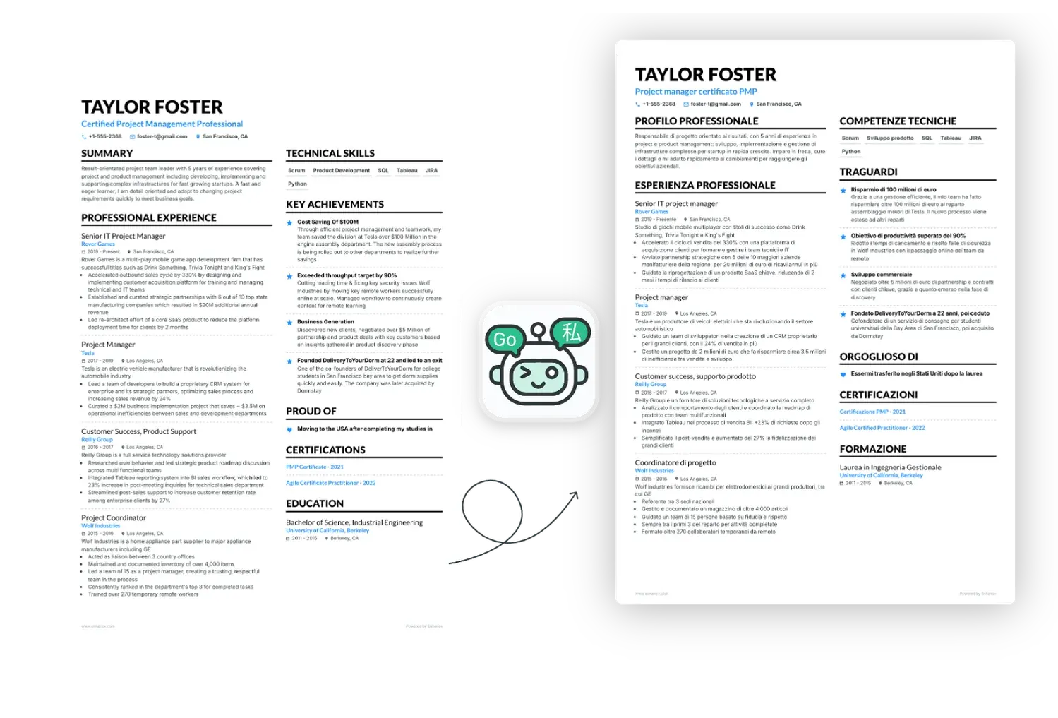Traduci il tuo CV con l’IA