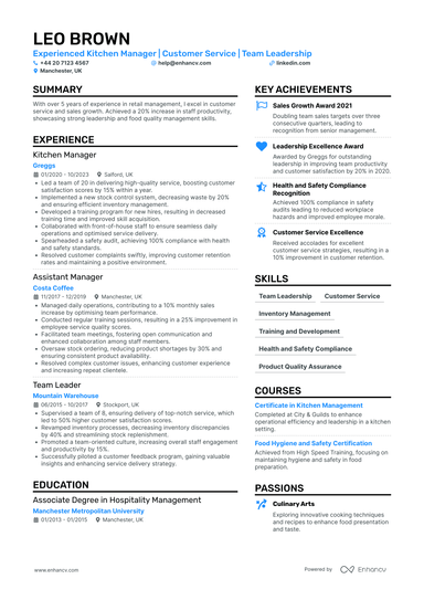 Retail Assistant Manager CV Examples & Guide for 2026