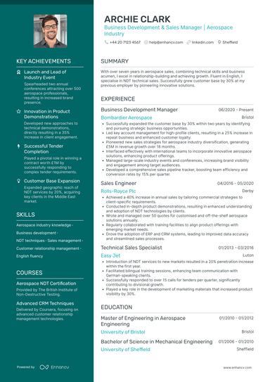 Business Development CV Examples & Guide for 2026