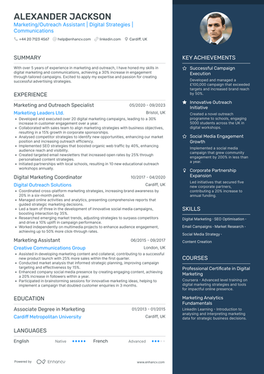 Marketing Assistant CV Examples & Guide for 2026