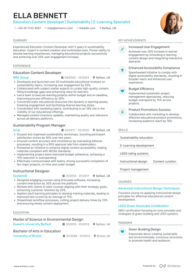 Content Designer CV Examples & Guide for 2026
