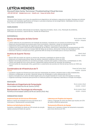 12 Exemplos de Currículo para Técnico de Informática que Conseguiram ...