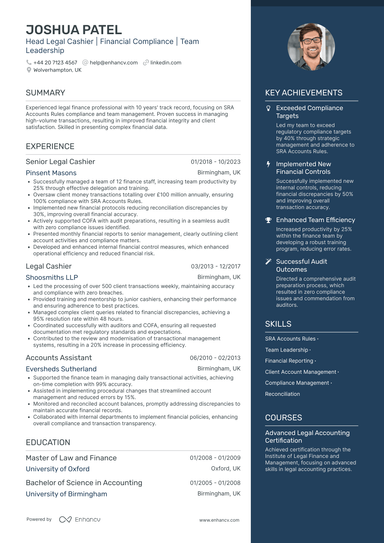 Cashier CV Examples & Guide for 2026