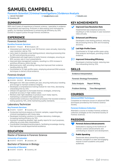 Scientist CV Examples & Guide for 2026