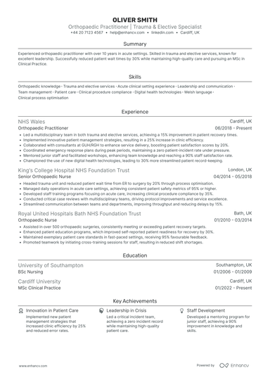 Nurse Practitioner CV Examples & Guide for 2026
