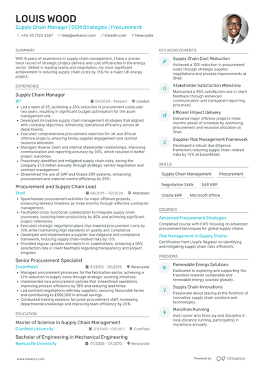 Commercial Manager CV Examples & Guide for 2026
