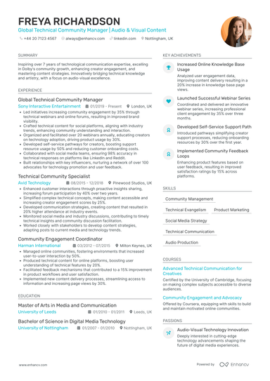 Content Creator CV Examples & Guide for 2026