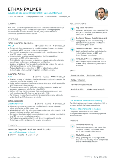 Insurance Broker CV Examples & Guide for 2026