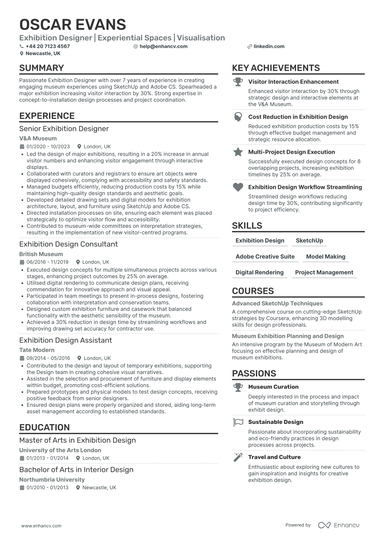 Interior Designer CV Examples & Guide for 2026
