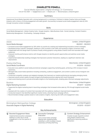 Marketing Assistant CV Examples & Guide for 2026