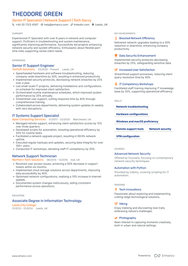 IT Specialist CV Examples & Guide for 2026