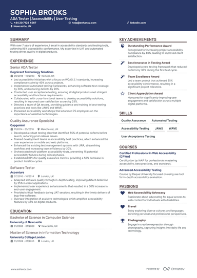 Software Tester CV Examples & Guide for 2026