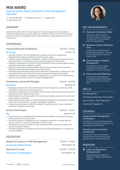 Auditor CV Examples & Guide for 2026