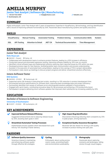 Junior Data Analyst CV Examples & Guide for 2026