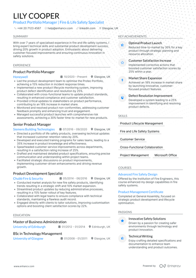 Product Manager CV Examples & Guide for 2026