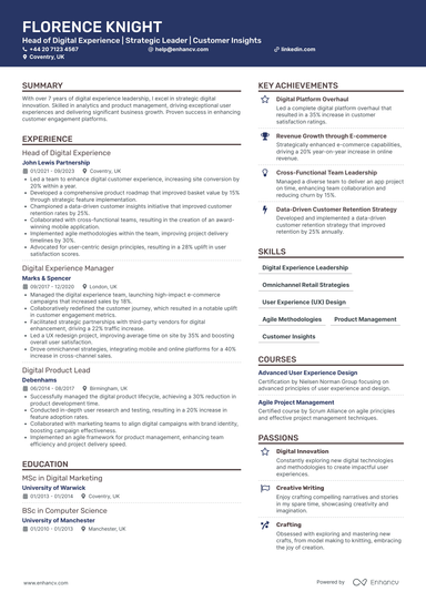 Digital Marketing Manager CV Examples & Guide for 2026