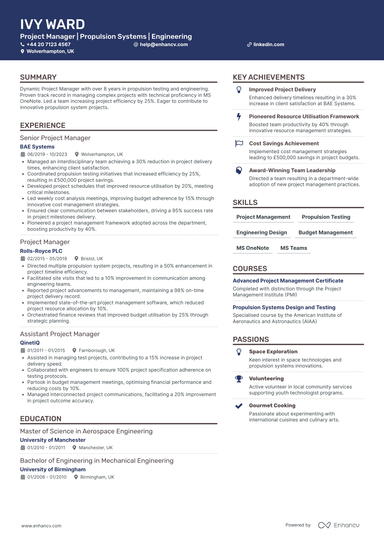 IT Project Manager CV Examples & Guide for 2026