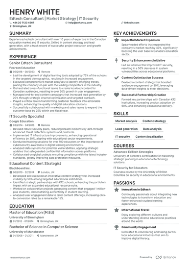 Content Marketing CV Examples & Guide for 2026