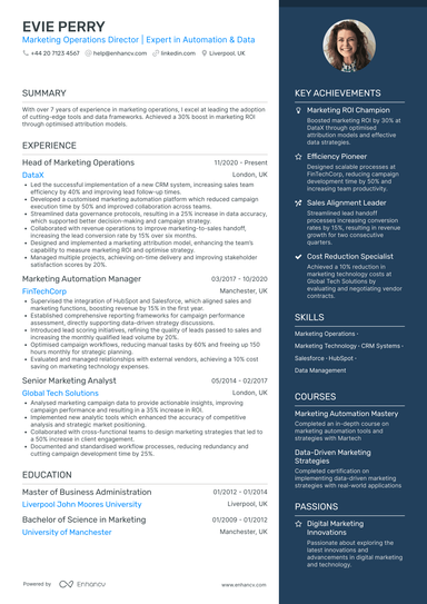 Marketing Director CV Examples & Guide for 2026
