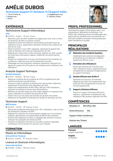 CV Technicien Support Informatique : Conseils et Modèles