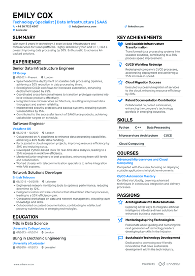 Data Engineer CV Examples & Guide for 2026