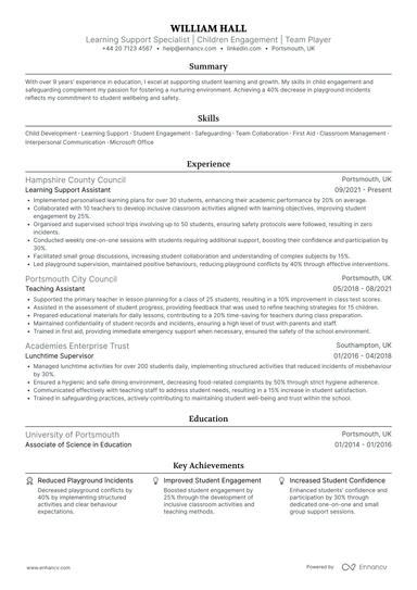 Assistant Manager CV Examples & Guide for 2026