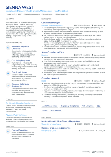Commercial Manager CV Examples & Guide for 2026
