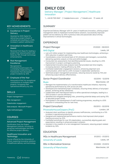 Product Manager CV Examples & Guide for 2026