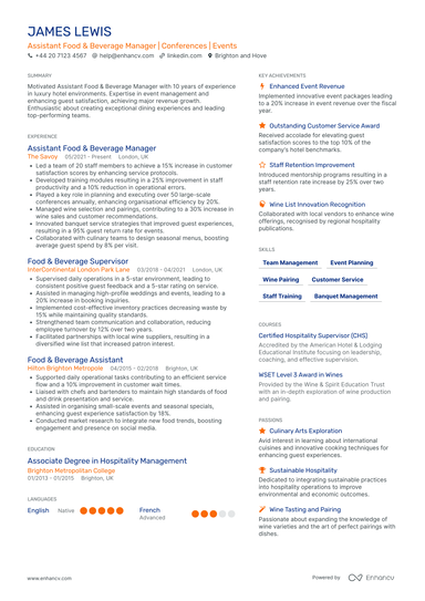 Assistant Manager CV Examples & Guide for 2026