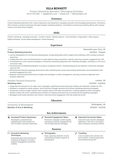 Creative Marketing CV Examples & Guide for 2026