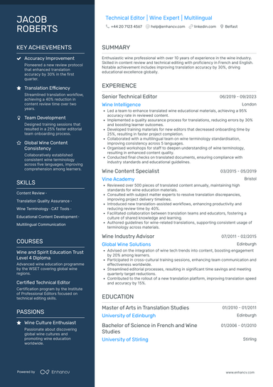 Editor CV Examples & Guide for 2026