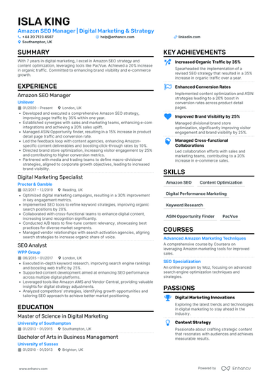 Digital Marketing Manager CV Examples & Guide for 2026