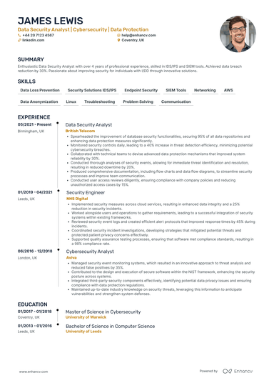 Data Analyst CV Examples & Guide for 2026