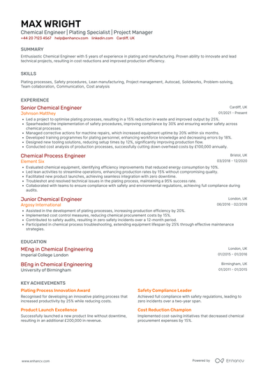 Engineering Manager CV Examples & Guide for 2026