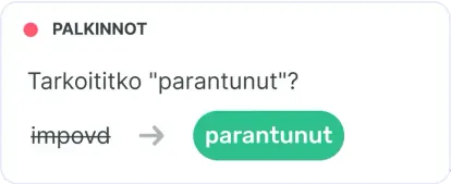 Palkinnot