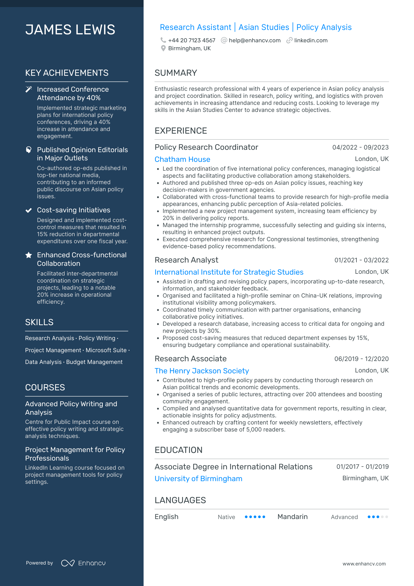 Research Assistant CV Examples & Guide for 2026