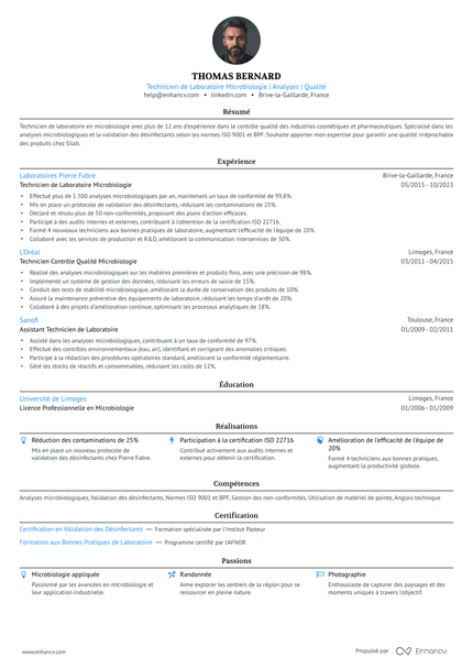 cv ats resume example