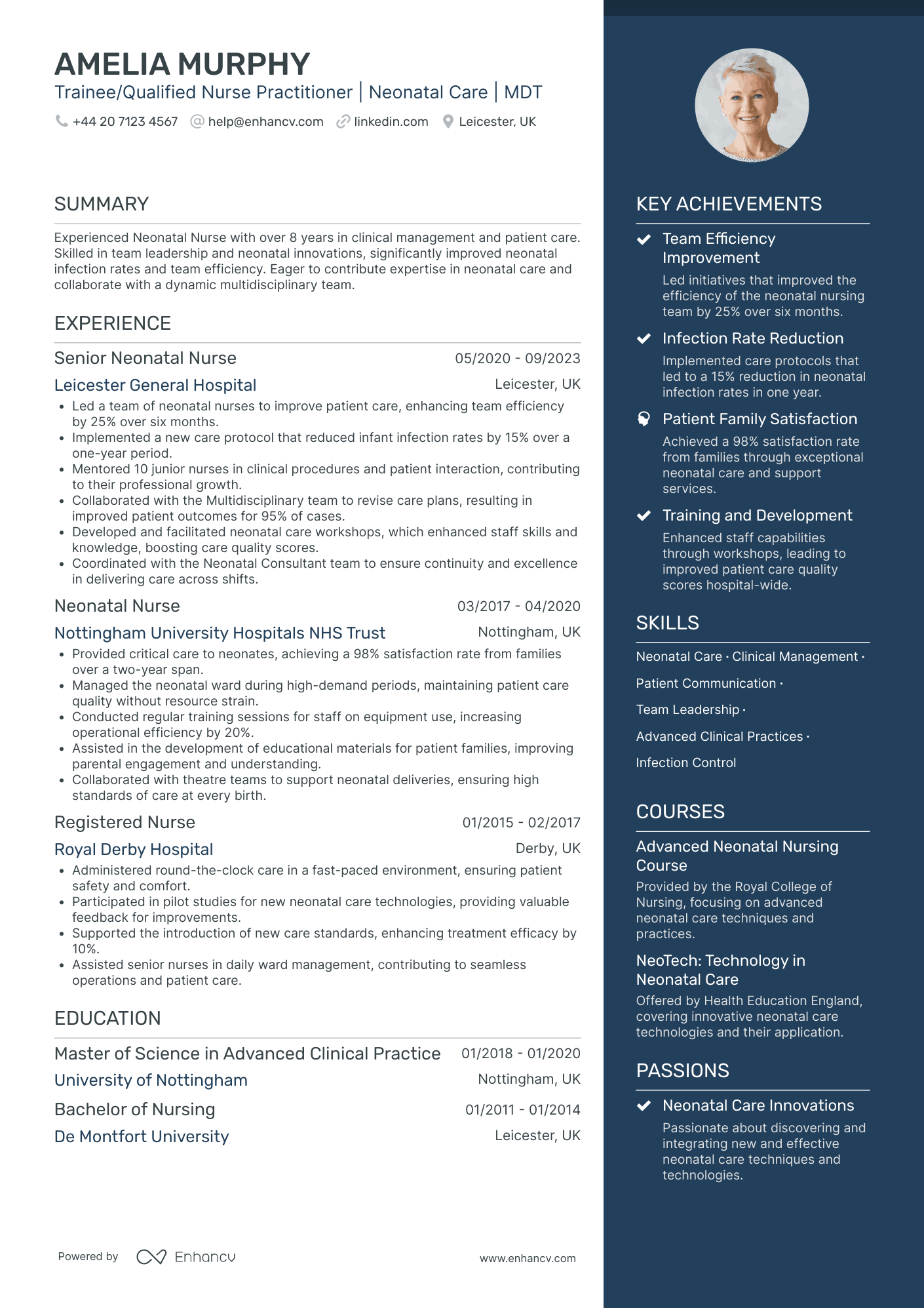 Nurse Practitioner CV Examples & Guide for 2026