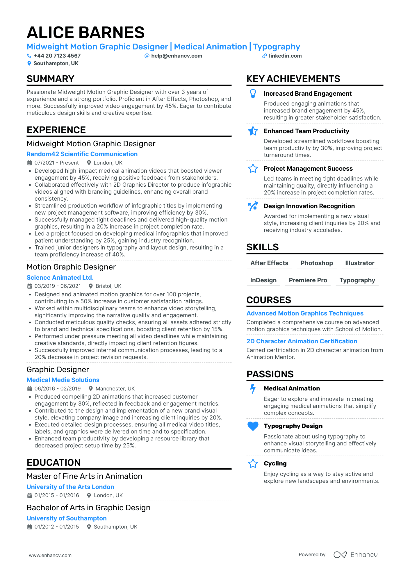 Graphic Design CV Examples & Guide for 2026