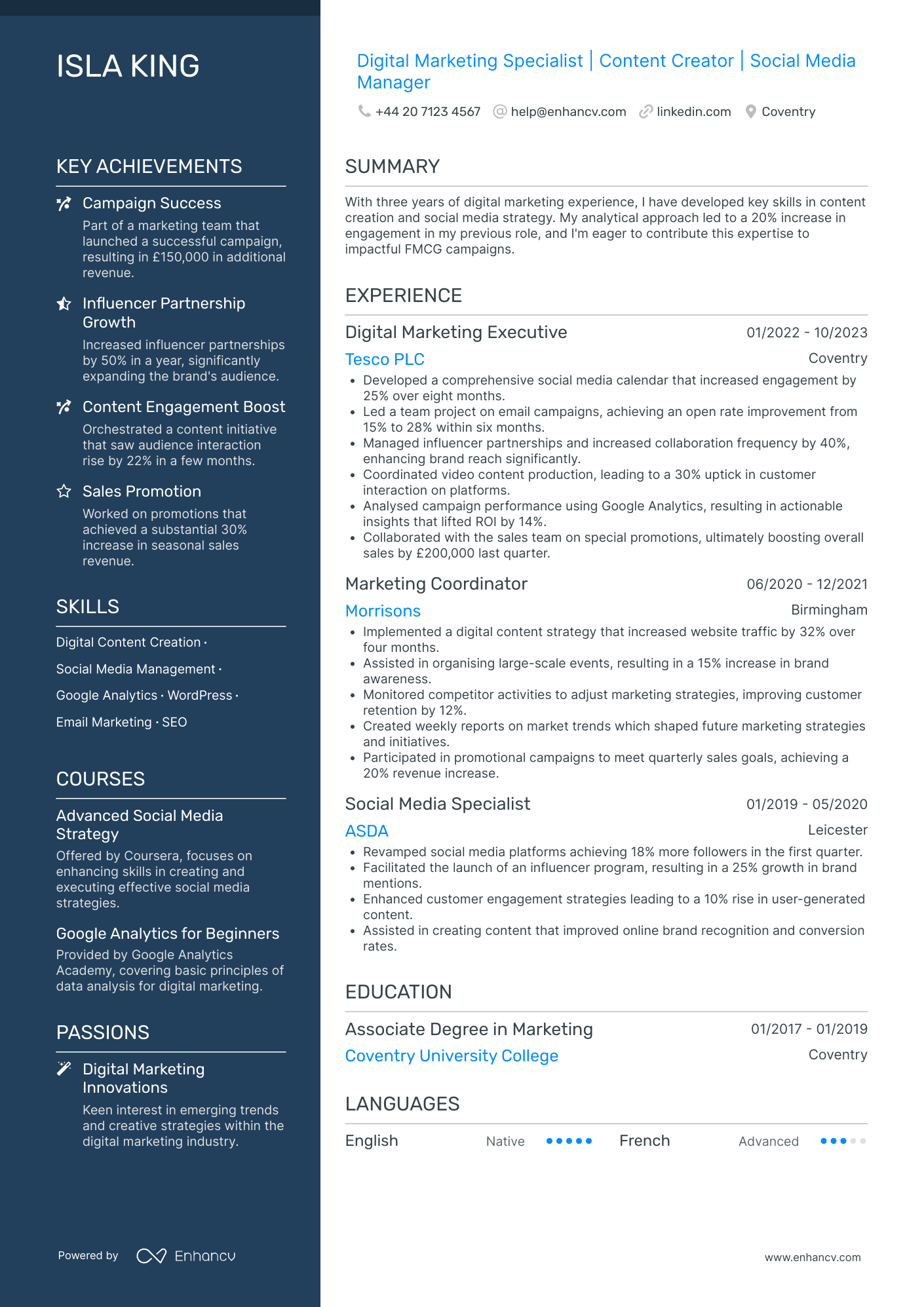 Social Media Marketing CV Examples & Guide for 2026